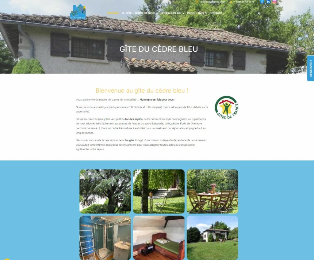 image vignette site Gîte du Cèdre Bleu