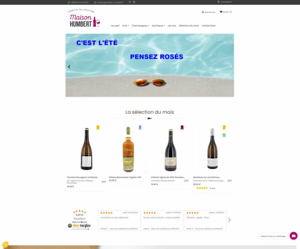 image vignette site Maison Humbert