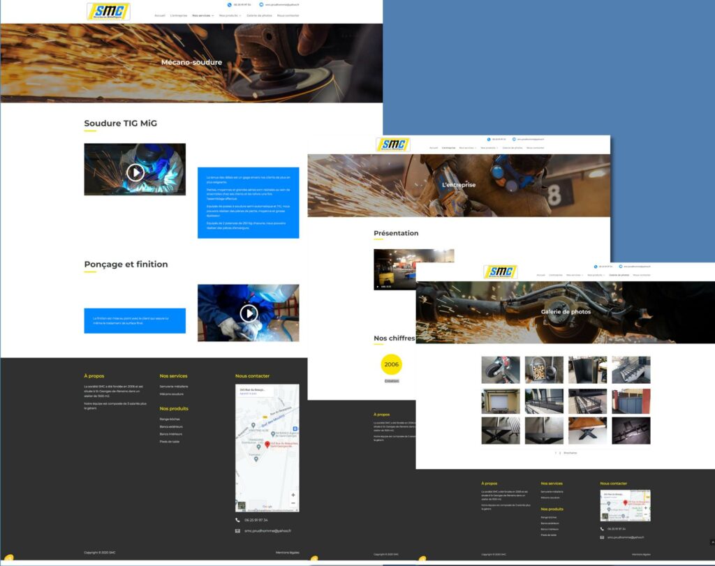 site vitrine SMC
