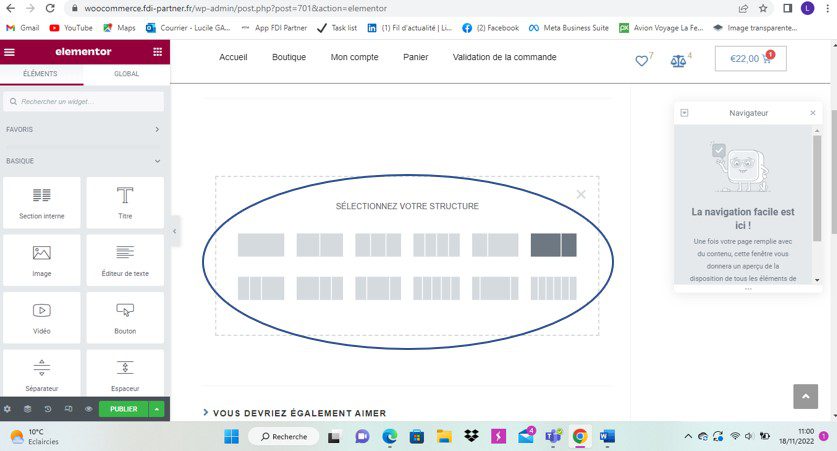 Création et modification d'un article dans WordPress avec Elementor