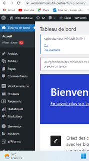 Création et modification d'un article dans WordPress avec Elementor